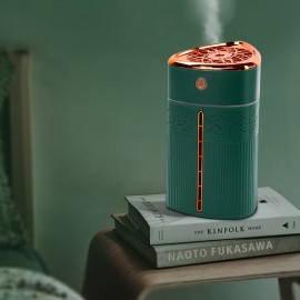 Mini USB Humidifier for Home, Car & Desk - Compact Air Mist Sprayer with Large Fog Output, Air Humidifier for Home, Warm Mist Humidifier, Humidifier for Living Room