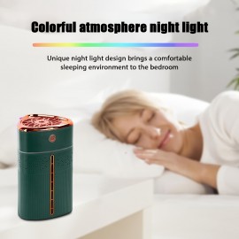 Mini USB Humidifier for Home, Car & Desk - Compact Air Mist Sprayer with Large Fog Output, Air Humidifier for Home, Warm Mist Humidifier, Humidifier for Living Room