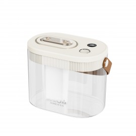 Low noise sonic technology humidifier, high capacity USB portable desktop sprayer, dual nozzle transparent design, no battery required - modern design, humidifier suitable for bedroom use, simple appearance, suitable for small space home users., Air