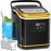 Portable Compact Ice Maker Machine with Self-Cleaning System, 24 lbs/Day & 24-Hour Operation, Digital Display & Timer, 2 Sizes (S/L) with Scoop & Basket - Countertop Ice Maker for Home, RV, Office, Bar, Coffee Station