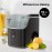 Portable Countertop Nugget Ice Maker with One-Touch Self-Cleaning, 35lbs/24H & 7-Minute Ice Production, Soft Chewable Nuggets, Includes Scoop & Basket, Stainless Steel Design for Home, Kitchen, Office, Parties (Black), Chewable Ice Maker, Kitchen Appliance, Modern Kitchenware, Easyclean Machine