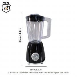 54.1oz Capacity Fruit Juicer, Automatic Juicer, Blender, Mixer, Make Juice, Milkshake, Soy Milk, Thickened PC Cup, High Power Juicer, Household Good Item, Household, Dormitory, Button Control, Breakfast Machine