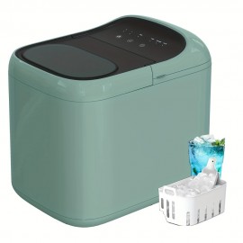 Ice Maker Machine for Large Capacity, 33lbs/D Fast Ice Making, Bullet Ice Type, Durable Countertop Ice Machine, Perfect for Making Cold Drinks, Outdoor & Indoor Use