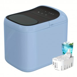 Ice Maker Machine for Large Capacity, 33lbs/D Fast Ice Making, Bullet Ice Type, Durable Countertop Ice Machine, Perfect for Making Cold Drinks, Outdoor & Indoor Use