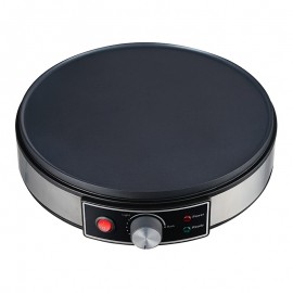 Adjustable Temperature Electric Pancake Maker - Non-Stick, Single-Sided Heating, 1000W/1200W Power, Round Design, Ideal for Crepes, Pancakes, Egg Pancakes, Spring Rolls, And More - Home Kitchen Appliance, Pancake Maker, Crepe Maker