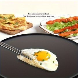 Adjustable Temperature Electric Pancake Maker - Non-Stick, Single-Sided Heating, 1000W/1200W Power, Round Design, Ideal for Crepes, Pancakes, Egg Pancakes, Spring Rolls, And More - Home Kitchen Appliance, Pancake Maker, Crepe Maker