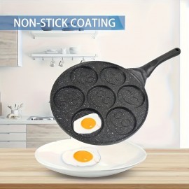 7-Mold Mini Pancake Pan – Non-Stick, Durable Aluminum Alloy for Easy Cleaning & Fun Shapes at Breakfast Time