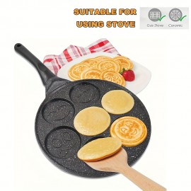 7-Mold Mini Pancake Pan – Non-Stick, Durable Aluminum Alloy for Easy Cleaning & Fun Shapes at Breakfast Time