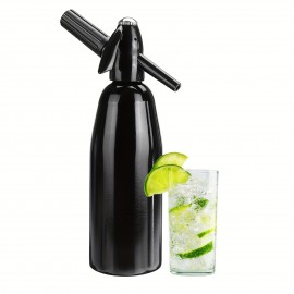 Portable Bubble Soda Maker - Manual Hand-Powered Carbonated Beverage Machine for Home, Bars, and Restaurants - Durable Aluminum Design with Easy-Use Handle and Spigot
