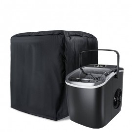 Heavy-Duty Portable Ice Maker Machine Cover Compatible with Cube/ Nugget Makers, Freezer Cover for 50-2500 Daily Ice Production, 1689W Commercial/Residential Use (No Required)