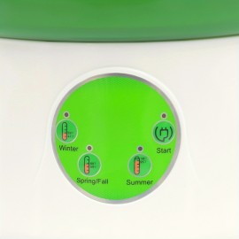 2-Tier 20W Automatic Bean Sprouter Machine - Large Capacity Seed Sprouting Kit for Cat Grass, Wheat, Mung Beans & More - Durable Plastic, 110V, US Plug, Perfect for Home & Commercial Use, Sprouting Equipment