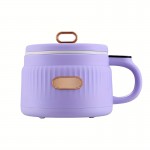 1.6L Electric Cooking Pot & Electric Hot Pot | Multifunctional Electric Stew Pot & Electric Frying Pan | US Plug | Timer Function Available | Intelligent Heat Preservation 